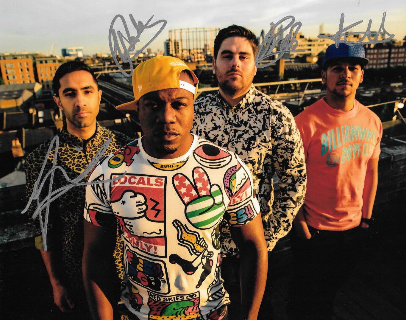 GFA English Band * RUDIMENTAL * Signed 8x10 Photo Poster painting AD5 COA