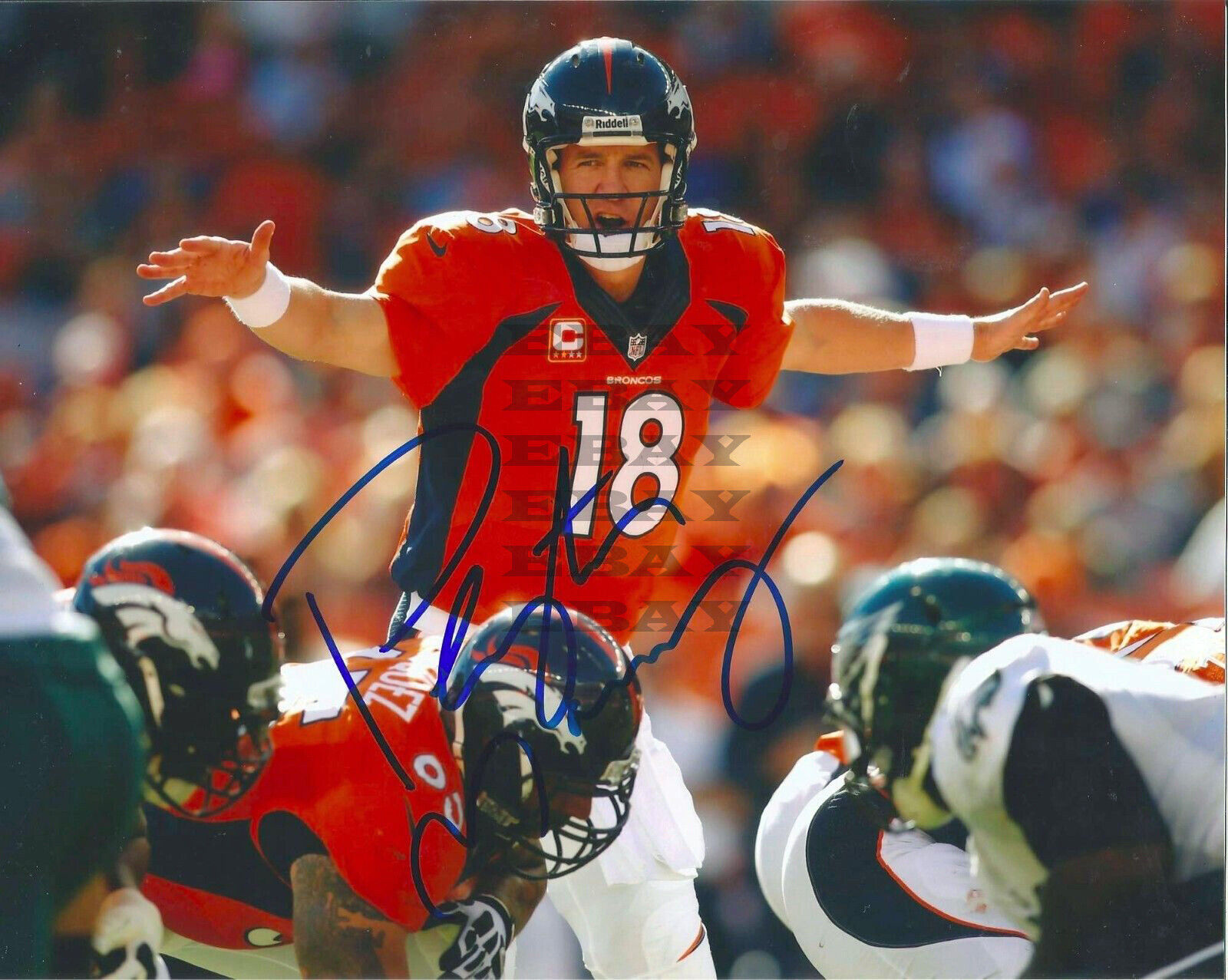 PEYTON MANNING Signed 8x10autographed Photo Poster painting Reprint