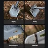 Portable Tactical Foldable Shovel Multitool for Hiking Emergency Use