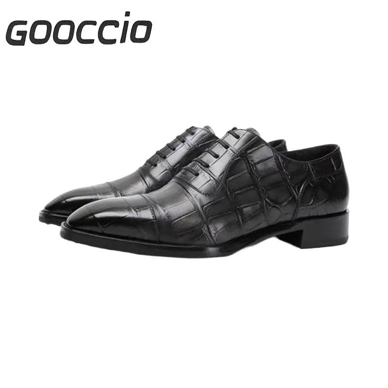 NJ206 Calf-Skin Dress Shoes/Oxford Shoes For Men GOOCCIO-NJ-Series  