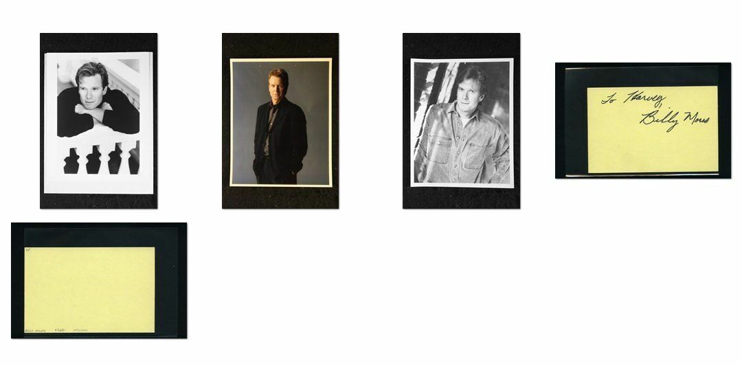 William R. Moses - Signed Autograph and Headshot Photo Poster painting set - PERRY MASON