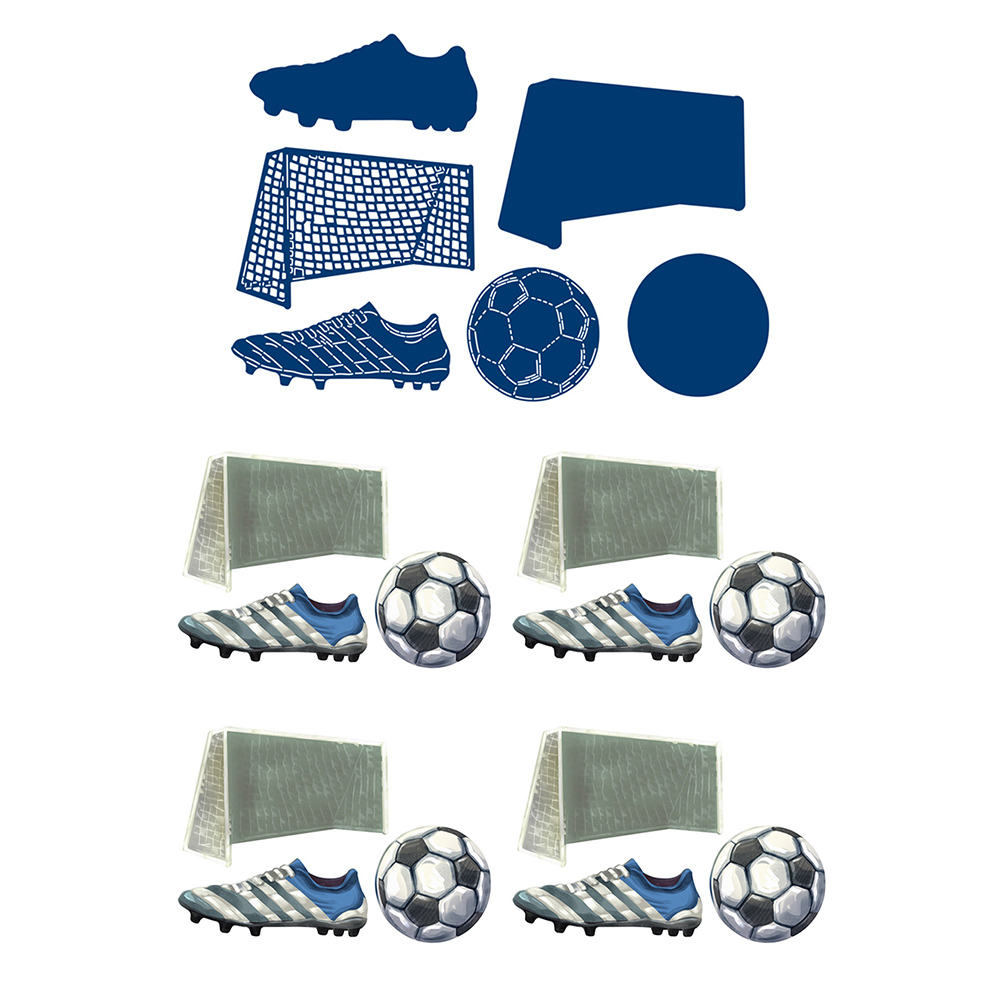 

Football (Cutting Die+Seal) - Paper Craft Cutting Dies, 501 Original
