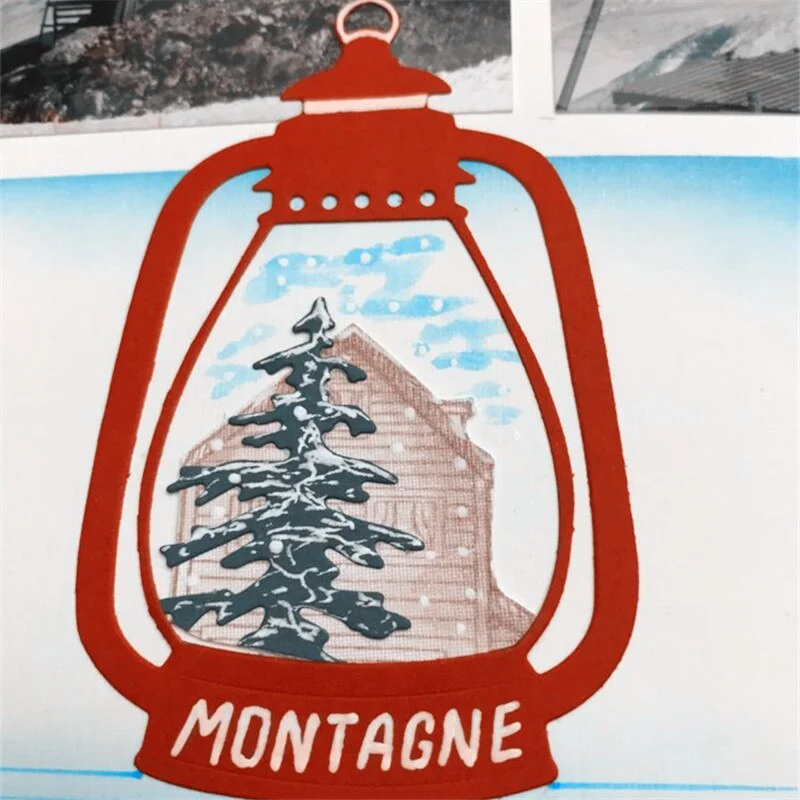 Lantern Design Metal Cutting Dies Stencil for DIY Scrapbooking Photo Album Embossing Paper Cards Decorative Crafts Die Cuts