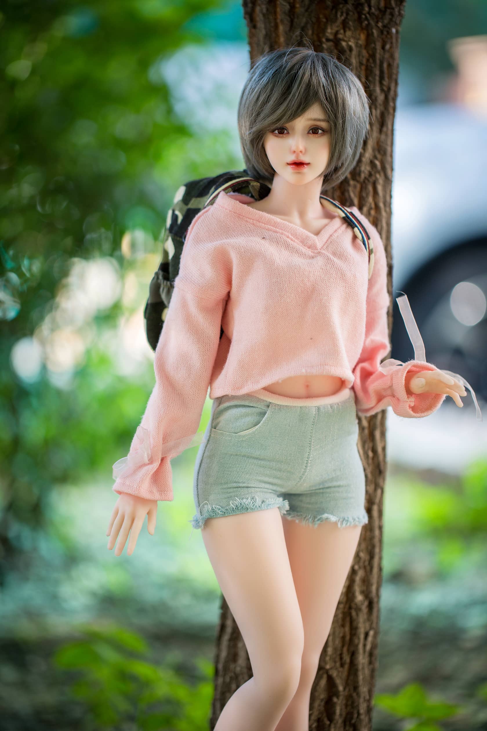 Mini Love Doll 60cm (1.97') Akishichi (resin head + silicone body) (NO.585) QITA Littlelovedoll