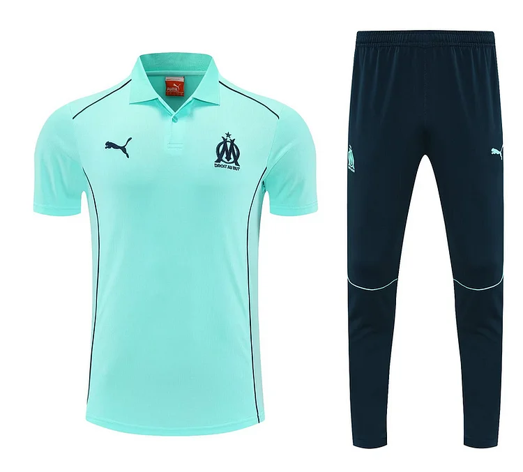 25/26 Marseille Training Wear (Short Sleeves + Long Pants) Adult Set