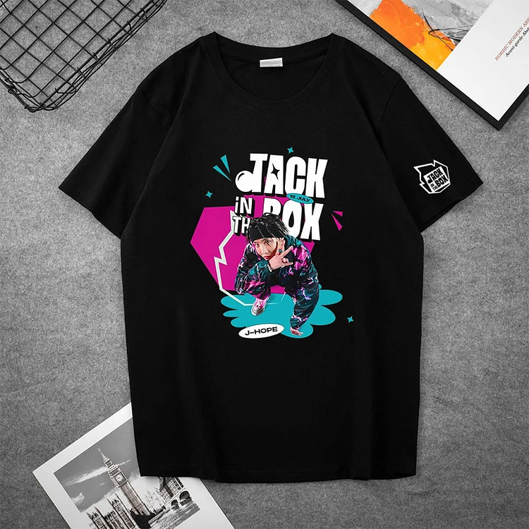 BTS J-Hope Jack In The Box Casual T-shirt