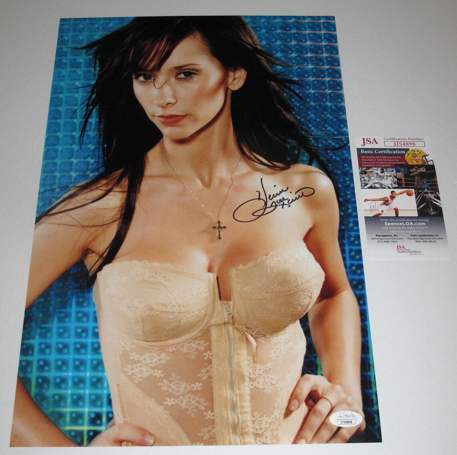 JENNIFER LOVE HEWITT signed 11X17 Photo Poster painting b SEXY - Rare Full Signature JSA COA