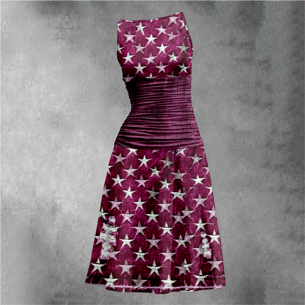 Women's Retro Polka Dot Printed Maxi Dress
