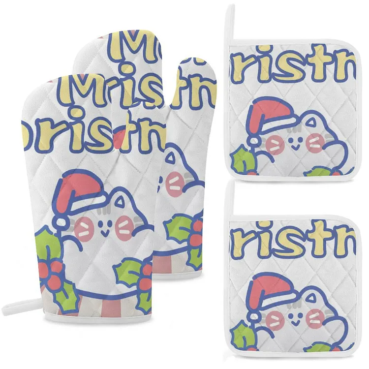 Personalized  Oven Mitts And Pot Holders Sets