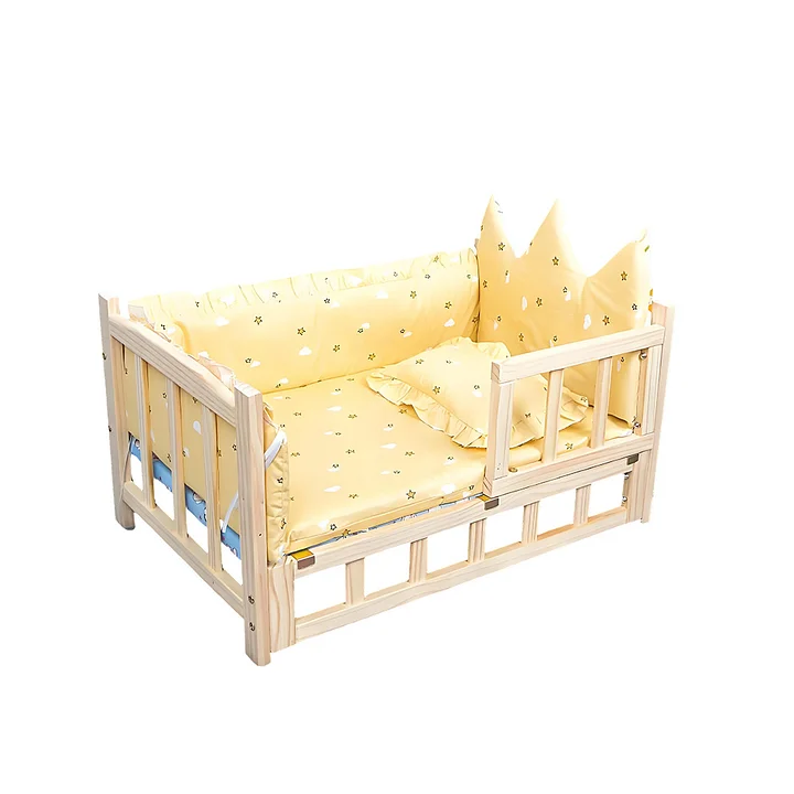 KIPETS 341 四季対応 天然木ペットベッド（脚付き） - 愛犬・愛猫の