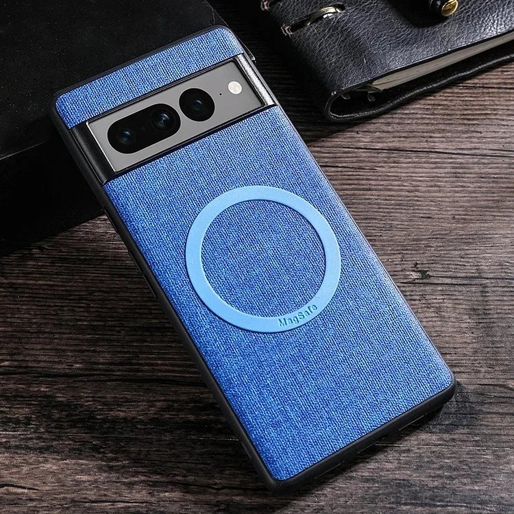 Fabric Cloth Wireless Charge Magnet Case For Google