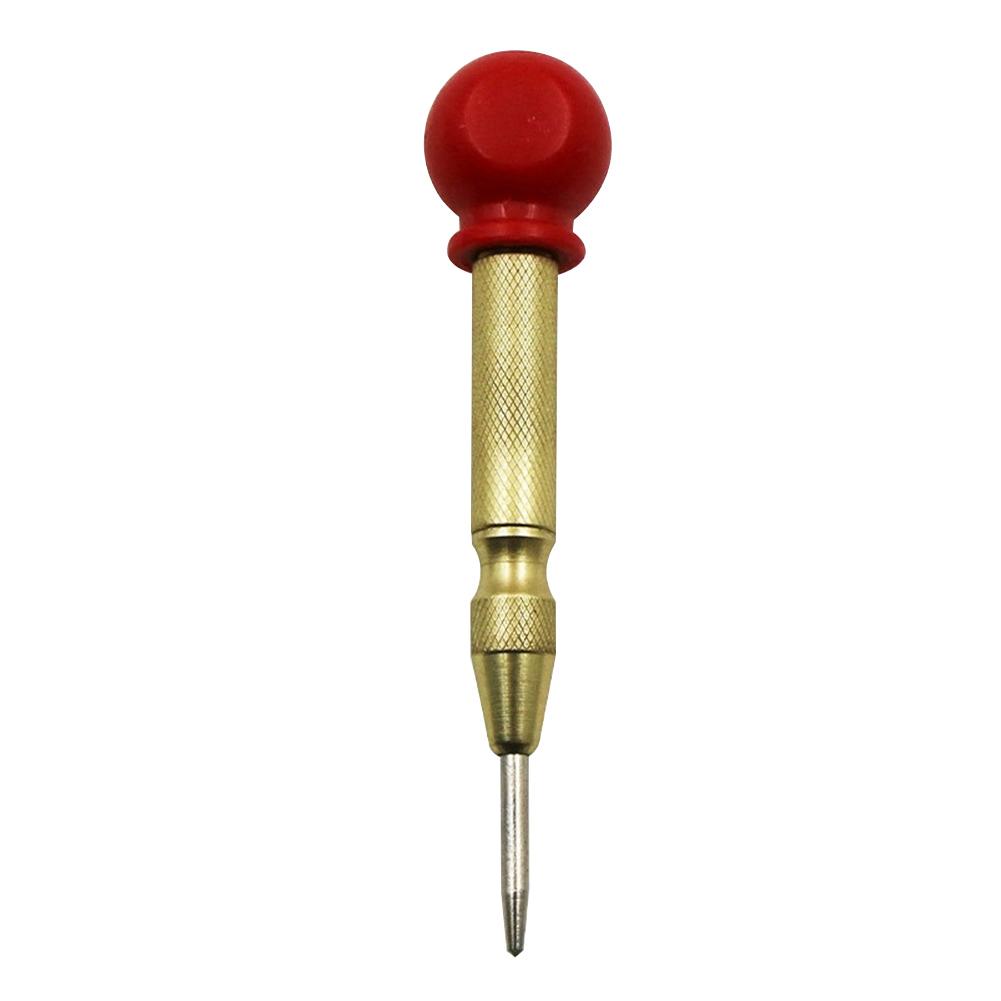 

Automatic Center Pin Punch Locator Car Window Breaker Drill Bit with Cap, Gold, 501 Original