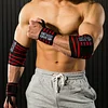 Men's Gym Elbow Wraps Wrist Straps Set Weightlifting Push Up Anti-Collision Support Gear by Inlyline