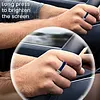 Smart Ring with Display Screen Fitness & Health Tracker Fitness Rings IP68 Waterproof with Call Notification for Both Women and Men