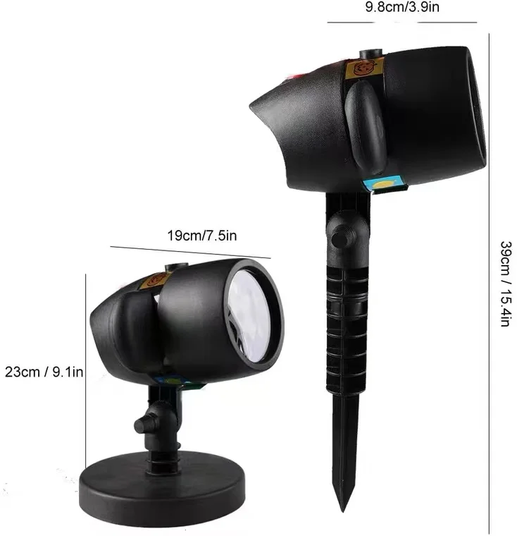 Star Shower Slide Show Projector（whit 12 different slides）