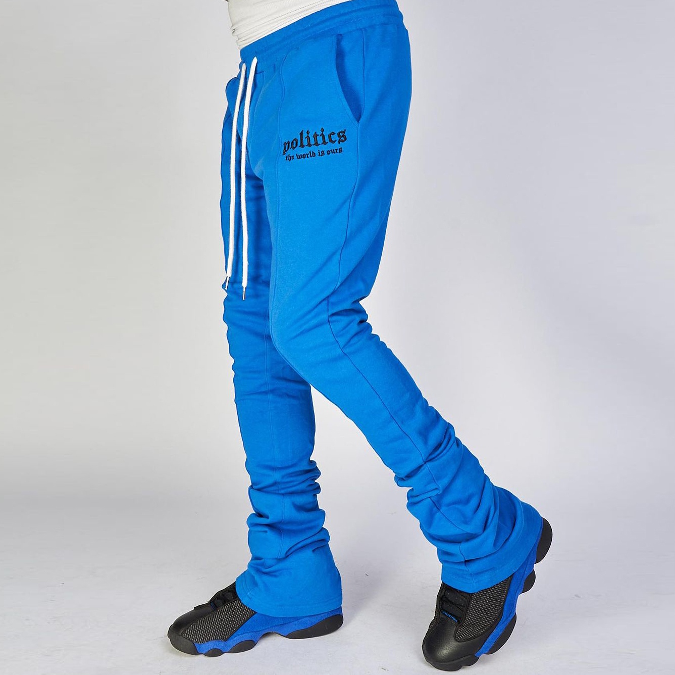 Trendy retro fashion hip-hop street pile trousers trousers