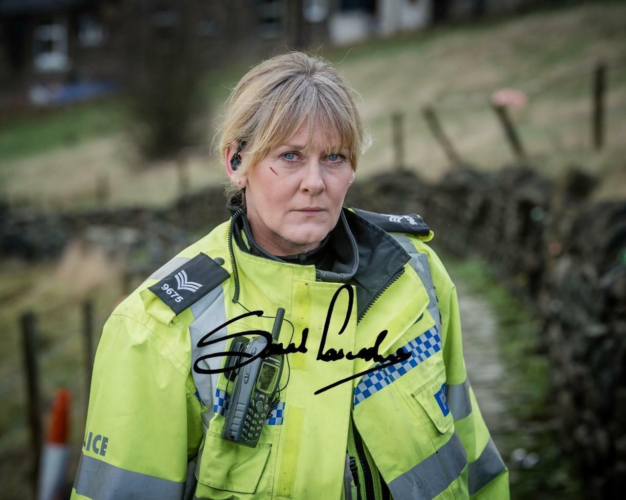 SARAH LANCASHIRE Happy Valley TV cast SIGNED AUTOGRAPHED 10X8 REPRO PRINT Photo Poster painting