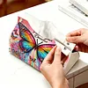 Butterflys Diamond Painting Tissue Box Cover DIY Desk Organizer