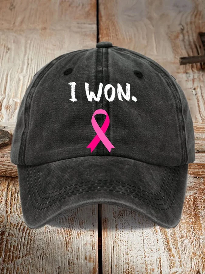 Breast Cancer Survivor Printed Casual Baseball Cap socialshop