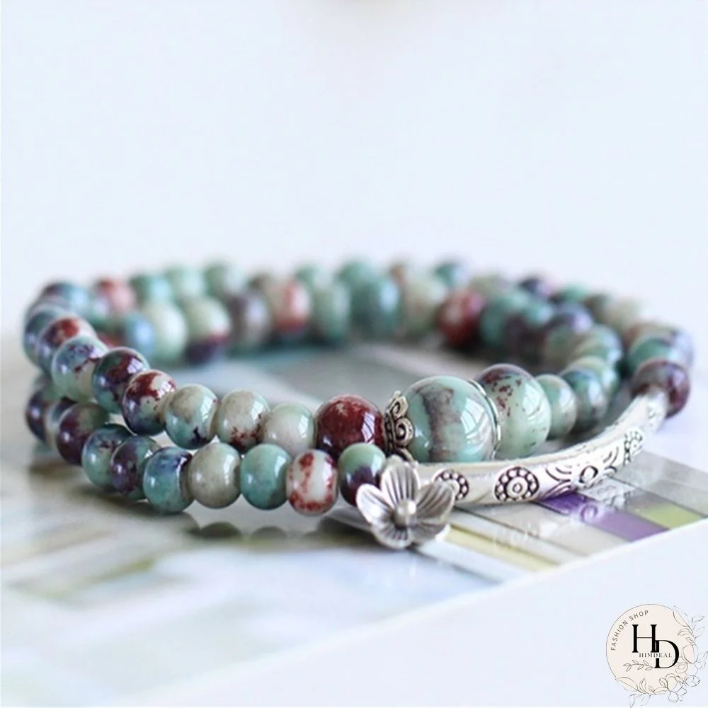 Fashion Jewelry Creative Handmade DIY Ceramic Multi-layer Fashion Accessories Handmade Bracelet