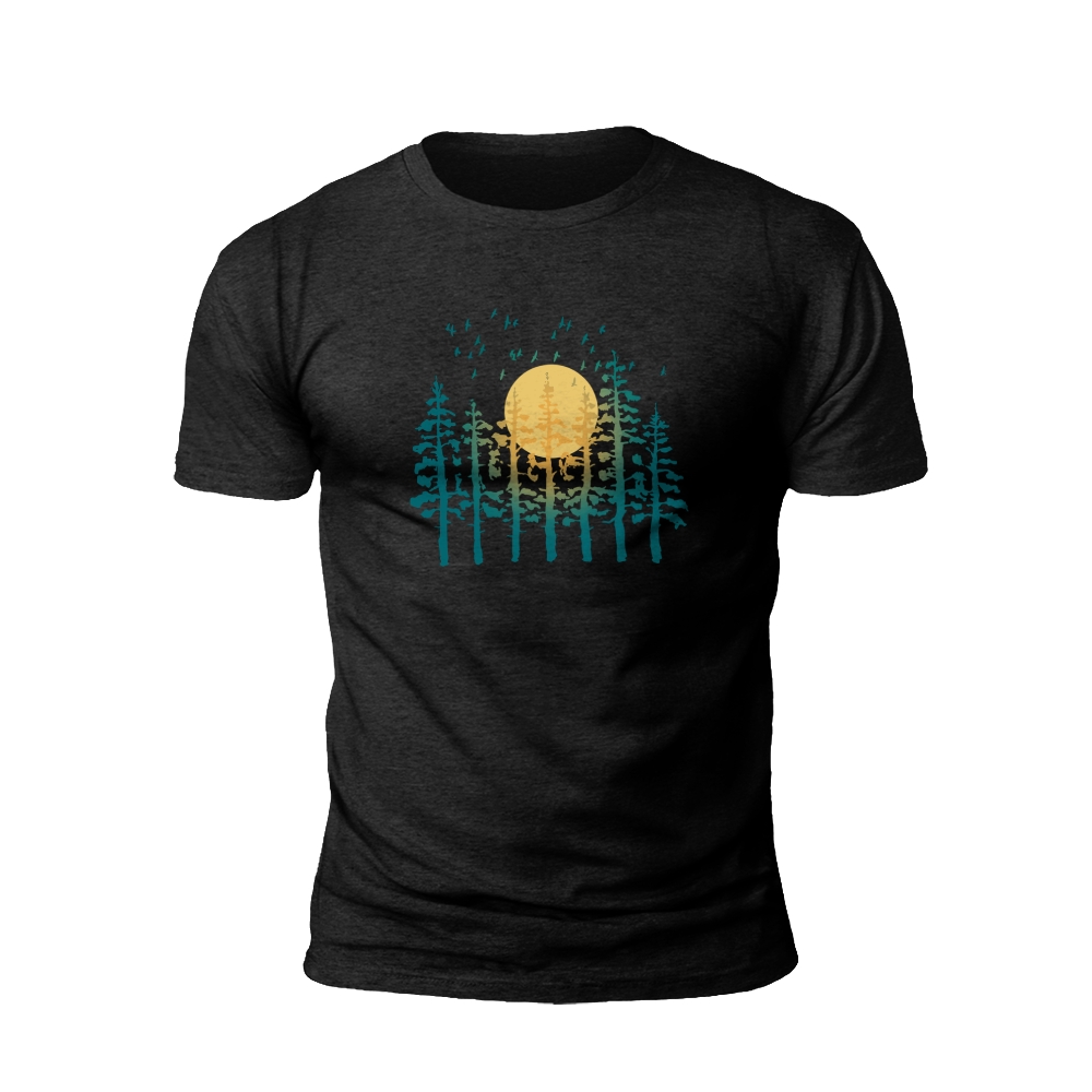 Forest Sunrise: Nature's Awakening T-Shirt