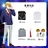 [Wetrose] In Stock OshinoKo Kid Size Cosplay Costume Hoshino Aqua Ai Rubii Arima Kana Ruby Rubii Uniform Oshi no Ko for Kids Set