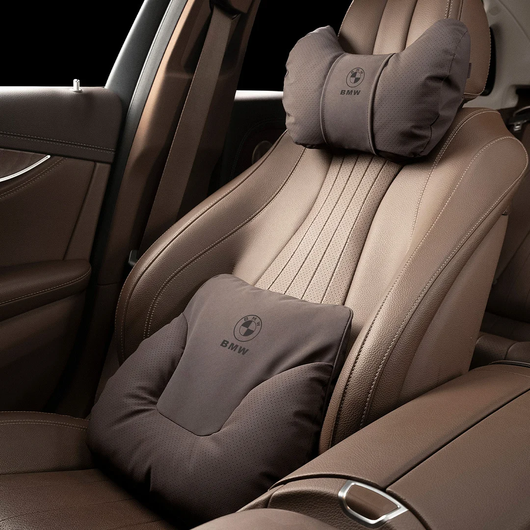 🔥Hot sale🔥Car high-end 6D ergonomic design lumbar headrest set