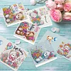 12Pcs Birthday Bear Animal DIY Diamond Painting Greeting Cards for Adults Gifts