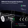 APLOS H330 Headlamp Flashlight Rechargeable - 1500 Lumen LED Headlight, Waterproof Motion Head Lamp Ultra-Light Bright, 5 Modes for Outdoor Camping Running Cycling Fishing APLOS Dive Light Official