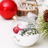 30PCS Colorful Christmas Tree 6CM Hanging Decor Balls
