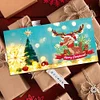 Diamond Painting -DIY 12pcs Christmas Greeting Cards Holiday Party Cards