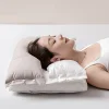 Flixsleeps Cotton Neck Pillow Sleeping Pillow Double-layer Removable Pillow Core