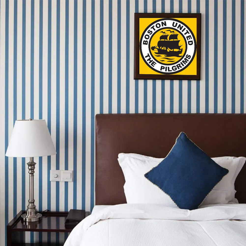Full Round Diamond Painting 30*30cm - Boston United Fc Football Team