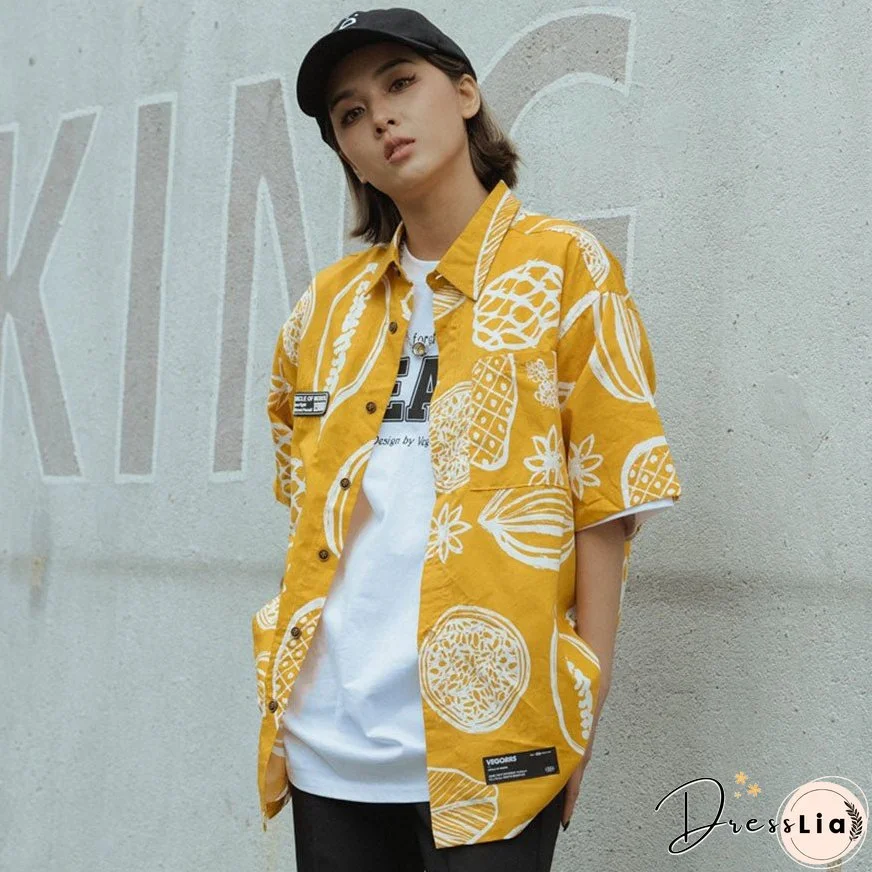 Fruit Graffiti Summer Shirt