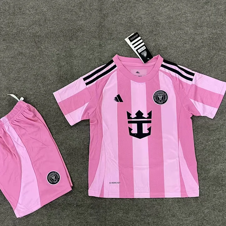 25/26 Inter Miami Home Jersey 1:1 Thai Quality Kids Size mysite