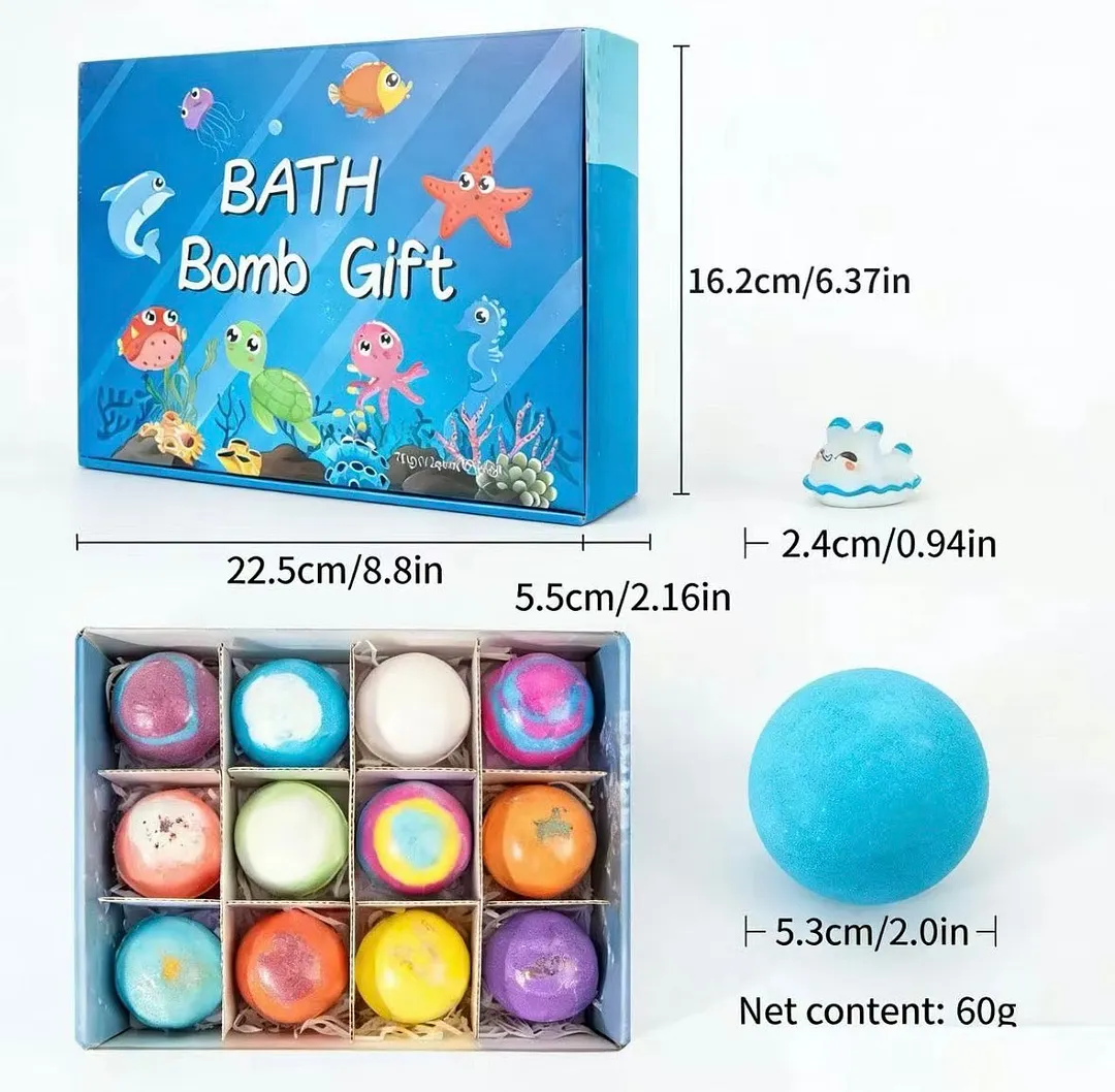 6-Piece Dinosaur Surprise Toy Bath Bomb Set
