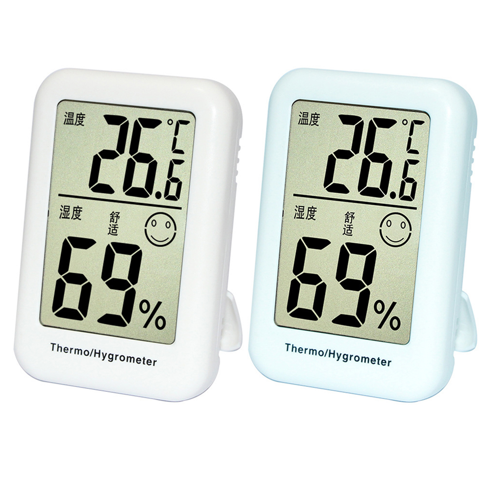 

LCD Electronic Digital Temperature Humidity Meter Thermometer Hygrometer, Light blue, 501 Original