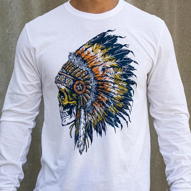 Round Neck CHIEF Long-sleeve