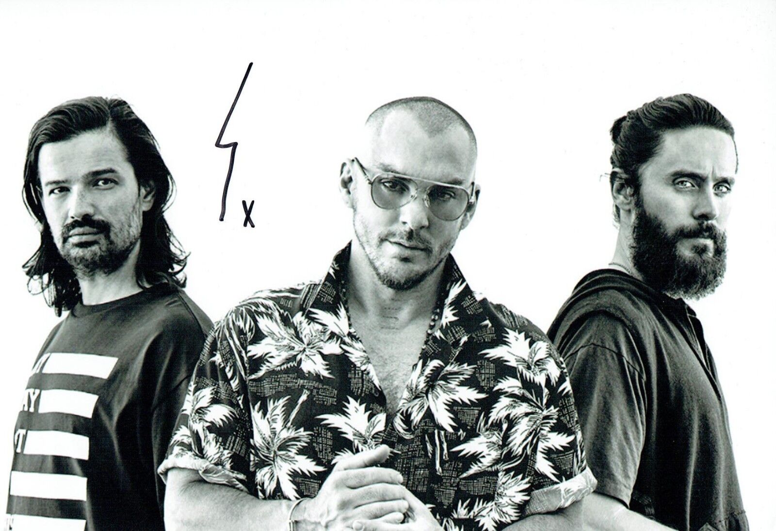 Shannon LETO SIGNED 30 Seconds to Mars Autograph 10x8 Photo Poster painting AFTAL COA Rock BAND