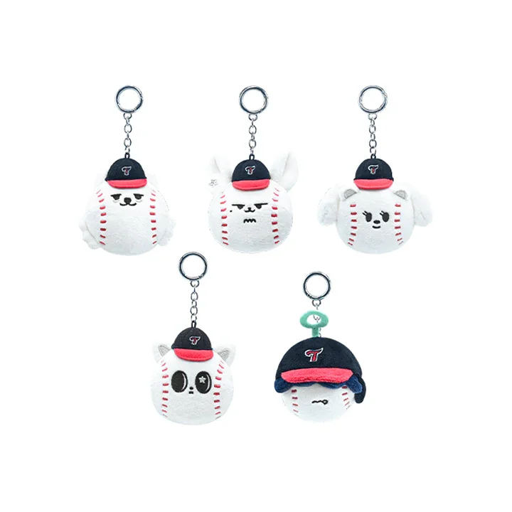 TXT PPULBATU X LG TWINS Face Plush Keyring