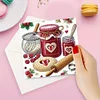 6PCS DIY Diamond Art Greeting Cards Dessert Theme Congratulations Cards & Gifts