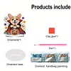 Halloween Puppy Special Shaped 2D Flat DIY Diamond Painting Ornament