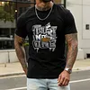 Men's "Trust No One" Graphic Print T-shirts by Inlyline