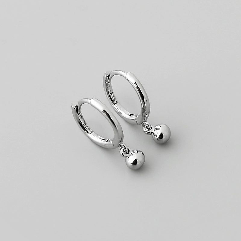 1 Pair Minimalist Geometric Plating Copper Drop Earrings