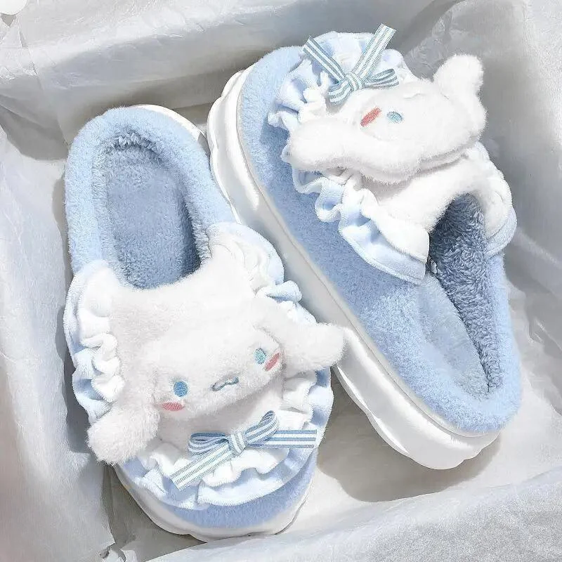 Brownm Kitty Slippers