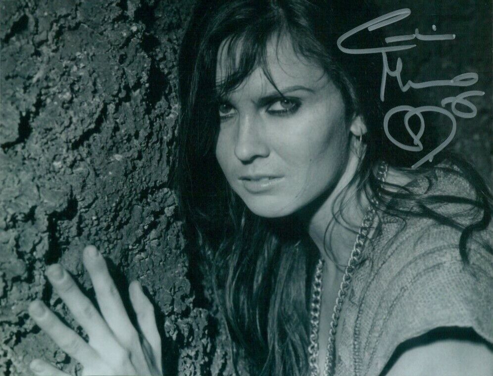 Caroline Munro autographed 8x10 Photo Poster painting COA