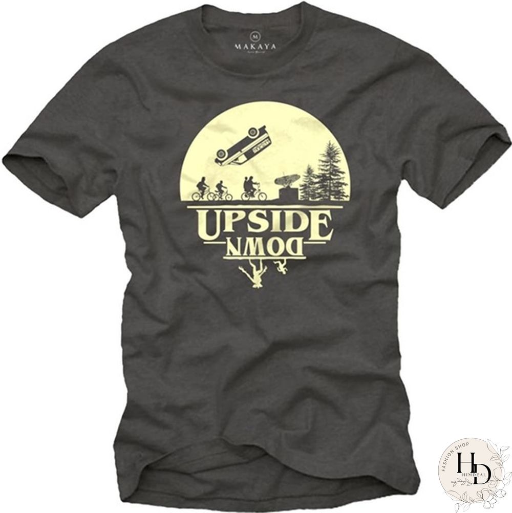 Camiseta Frikis Hombreupside Downt-Shirt Stranger Things