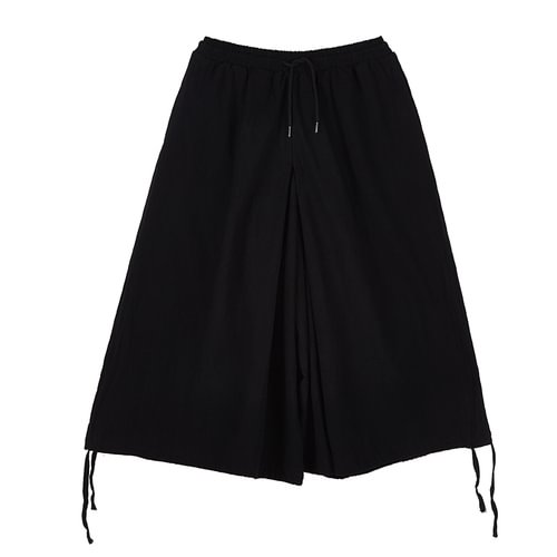 Dawfashion-Original Design Dark Style Cotton and Linen Loose Wide-leg Pants-Yamamoto Diablo Clothing