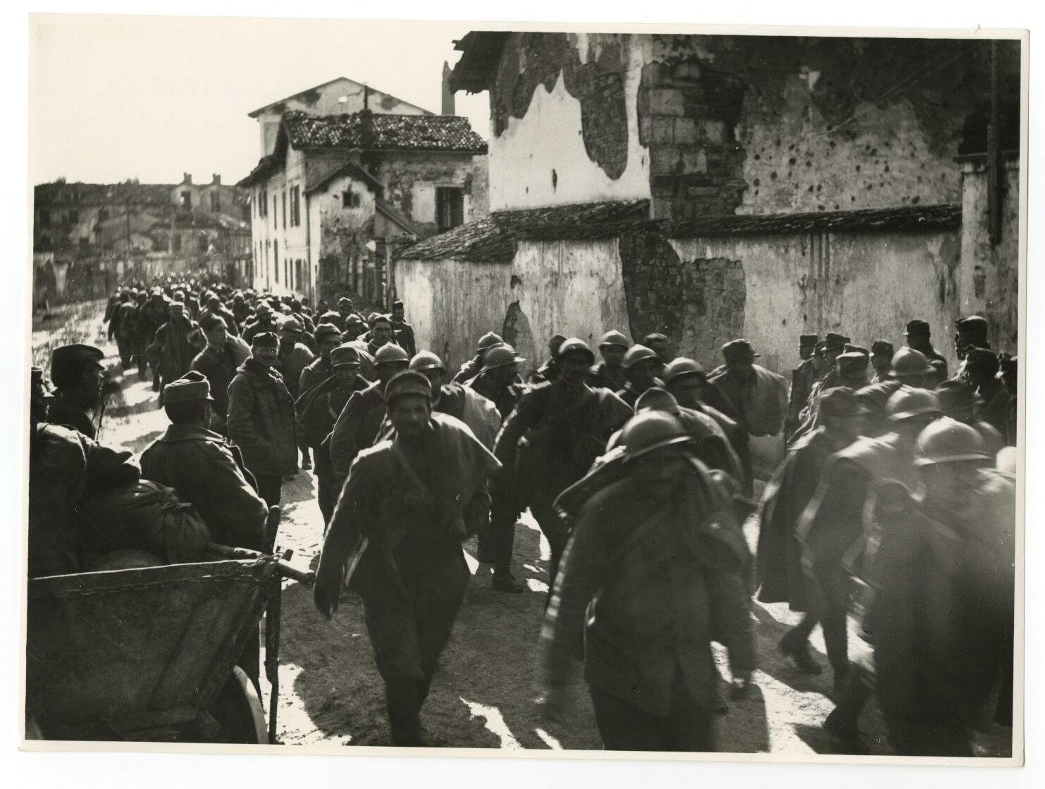World War I - Vintage Publication Photo Poster paintinggraph - Italian Prisoners