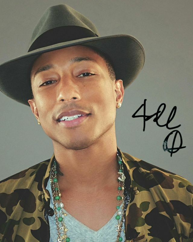 Pharrell Williams Autograph Signed Photo Poster painting Print